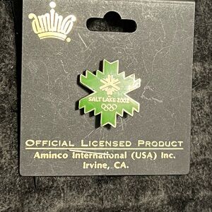 Aminco Silver-Tone Pin Back Display Card